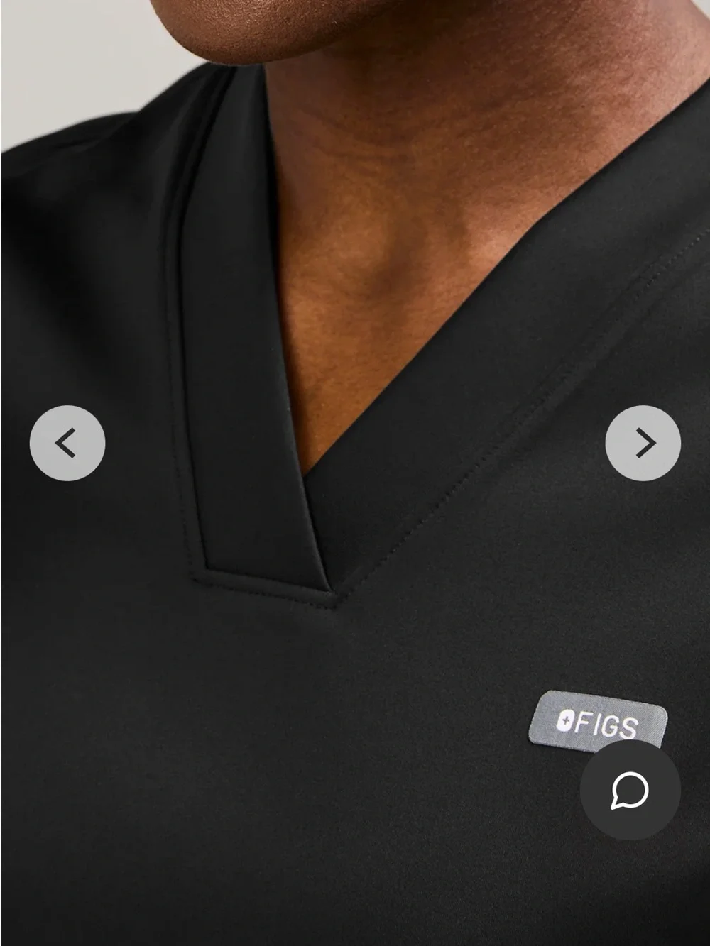 FIGS Mira Banded V-Neck Scrub Top 2 PK - Picture 2 of 4